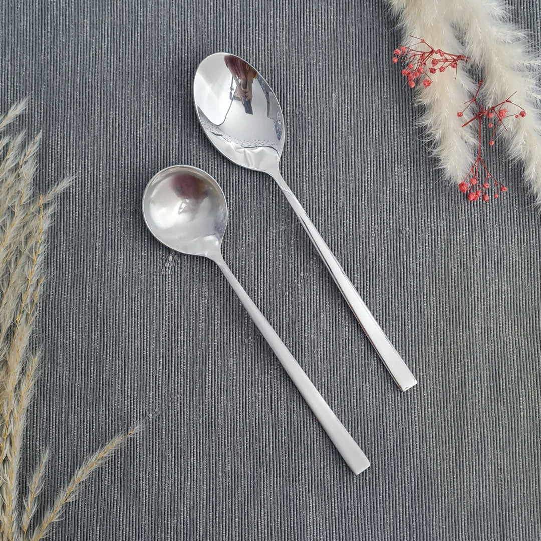 stainless steel cutlery spoons